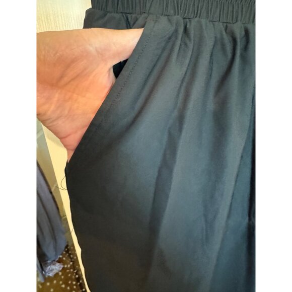 Willit Women's Loose Black Yoga Capri Pants L Athliesure Workout Casual - Picture 7 of 7